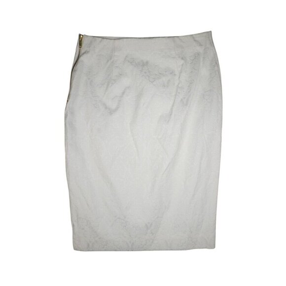 Worthington Petite White Jacquard Pencil Skirt – Size 12P Touch of elegance EUC - Picture 6 of 13